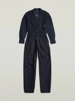 Jumpsuit donkerblauw