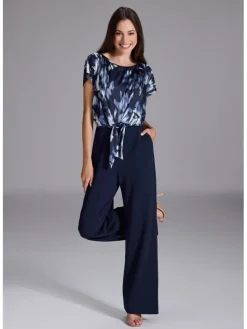 Jumpsuit donkerblauw