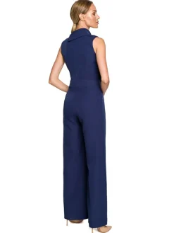 Jumpsuit donkerblauw