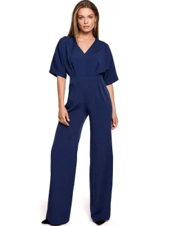 Jumpsuit donkerblauw