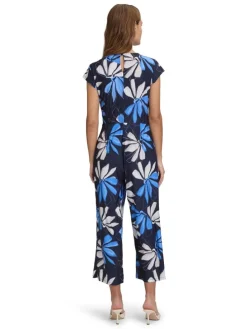 Jumpsuit donkerblauw