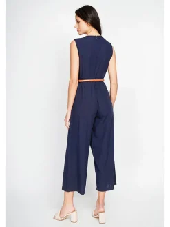 Jumpsuit donkerblauw