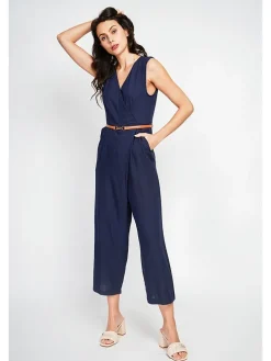 Jumpsuit donkerblauw