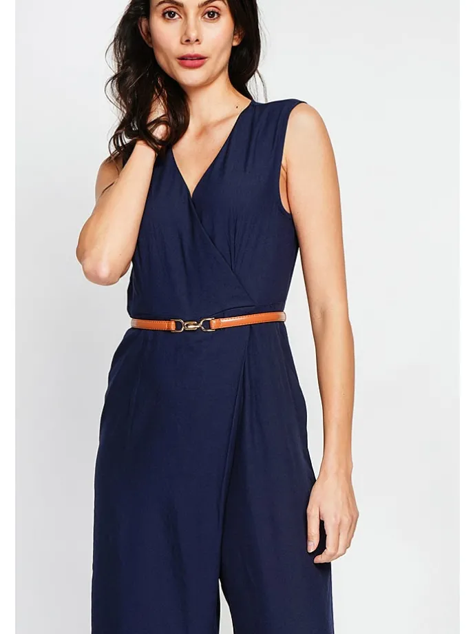 Jumpsuit donkerblauw