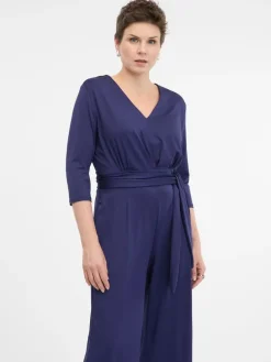 Jumpsuit donkerblauw