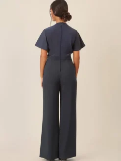 Jumpsuit donkerblauw
