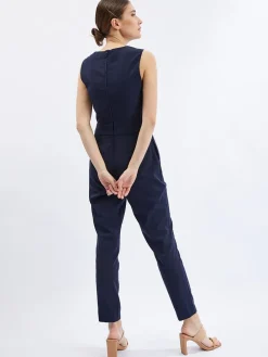 Jumpsuit donkerblauw