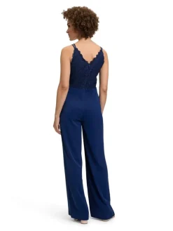 Jumpsuit donkerblauw