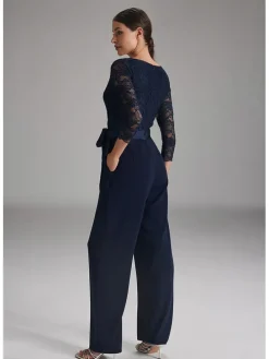 Jumpsuit donkerblauw