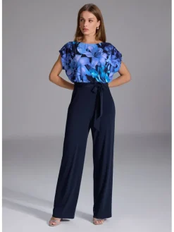 Jumpsuit donkerblauw