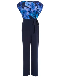 Jumpsuit donkerblauw