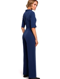 Jumpsuit donkerblauw