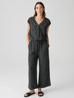Jumpsuit donkerblauw/kaki