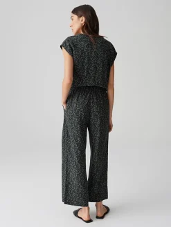 Jumpsuit donkerblauw/kaki