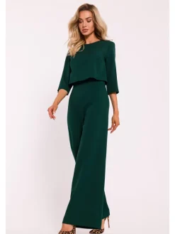 Jumpsuit donkergroen