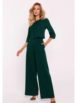 Jumpsuit donkergroen