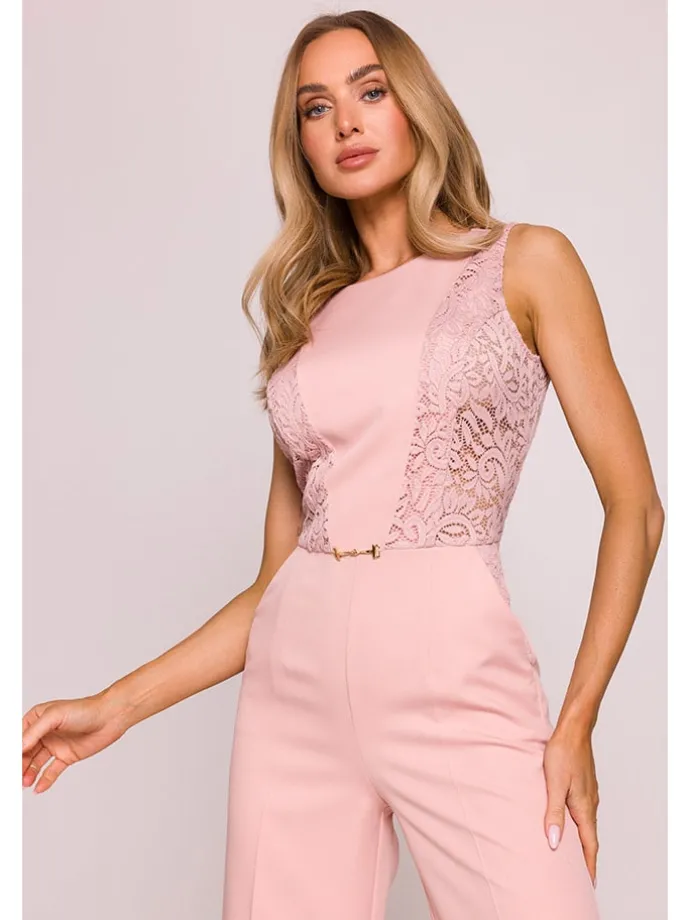 Jumpsuit lichtroze