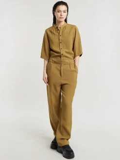 Jumpsuit okergeel