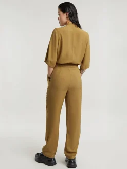 Jumpsuit okergeel