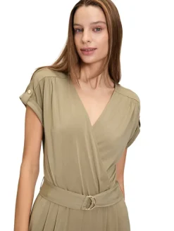 Jumpsuit olijfgroen