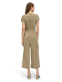 Jumpsuit olijfgroen