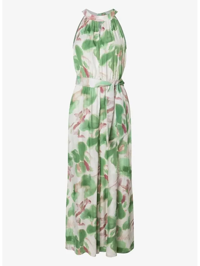 Jumpsuit wit/groen