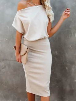 Jurk beige