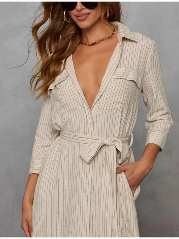 Jurk beige