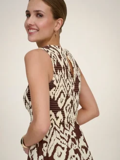 Jurk bruin/beige