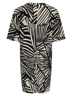 Jurk "Debbie" zwart/wit