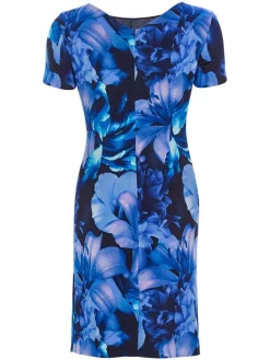 Jurk donkerblauw/paars