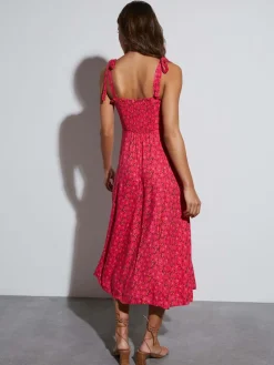 Jurk roze/bordeaux