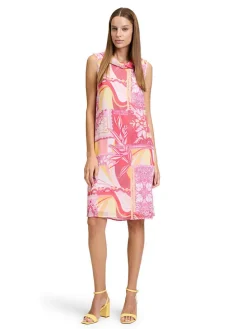 Jurk roze/geel