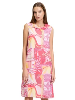 Jurk roze/geel