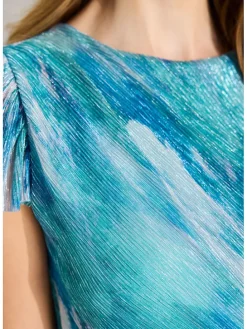 Jurk turquoise/blauw