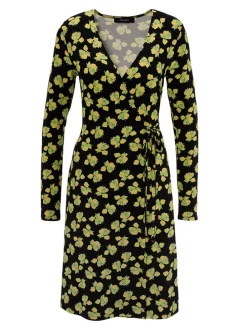 Jurk zwart/groen