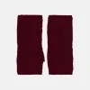 Kasjmieren armstulpen "Bale" bordeaux