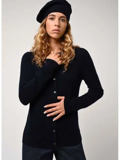 Kasjmieren baret "Liwi" donkerblauw