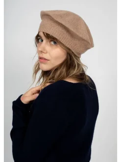 Kasjmieren muts "Paris" camel