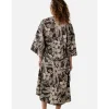 Kimono "Luciaga" zwart/beige