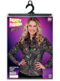 Kostuumblouse "Party" meerkleurig
