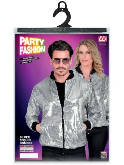Kostuumblouson "Party Fashion" zilverkleurig