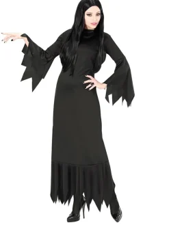 Kostuumjurk "MORTICIA" zwart
