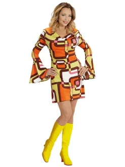 Kostuumjurk "70's" meerkleurig