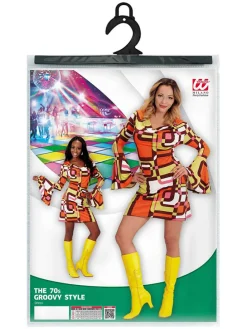 Kostuumjurk "70's" meerkleurig