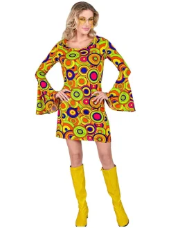 Kostuumjurk "70's" meerkleurig