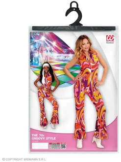 Kostuumpak "70's" meerkleurig