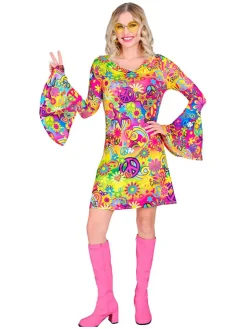Kostuum "60's" meerkleurig