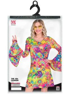 Kostuum "60's" meerkleurig