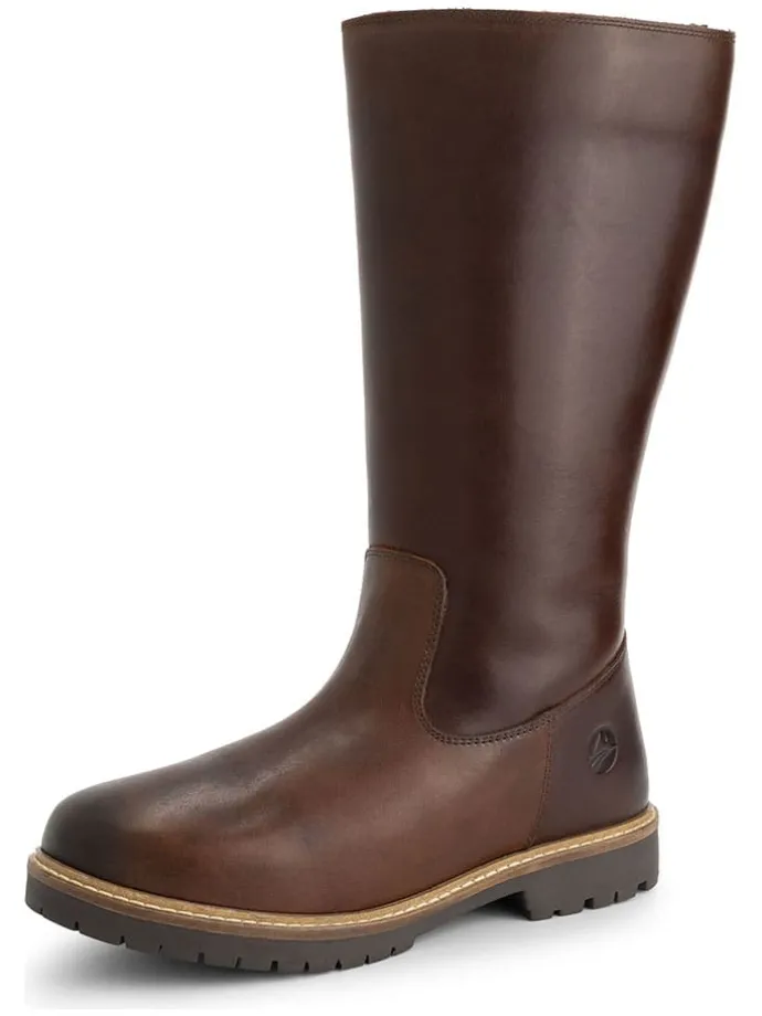 Leder-Stiefele "Vinstra" bruin